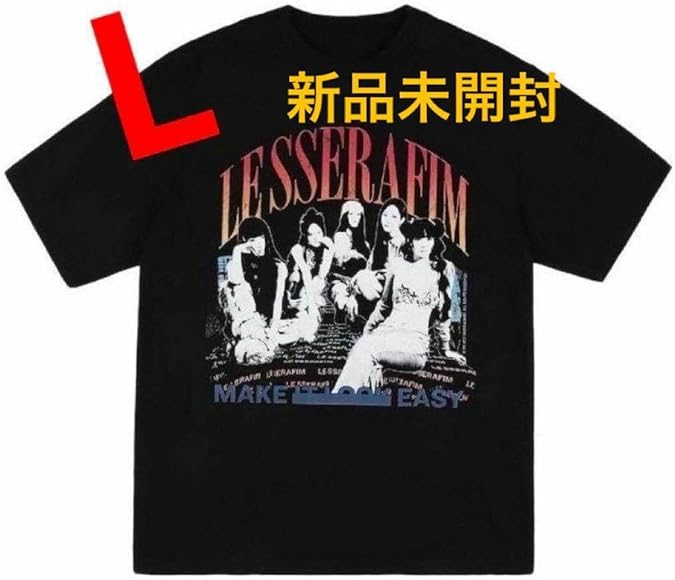 LE SSERAFIM ルセラフィムpopup Tシャツ 新品未開封 LE SSERAFIMDIFFERENT popup コラボ Tシャツ LE SSERAFIM ル